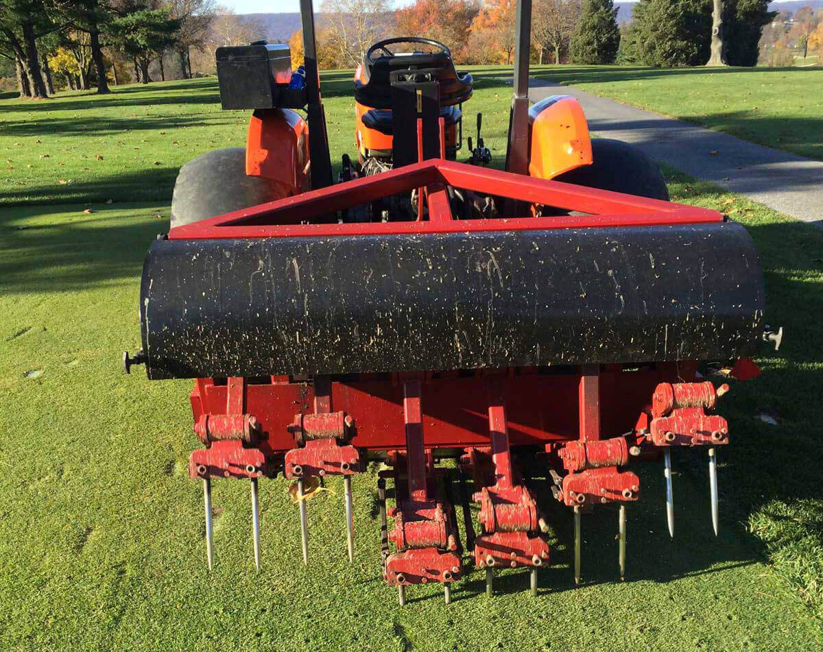 golf course deep tine services company in pennsylvania